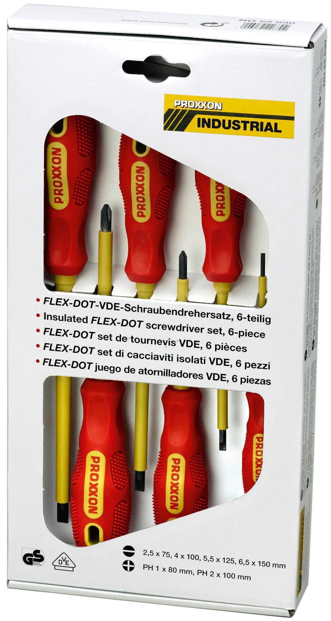Proxxon schroevendraaier set flex-dot vde vde screw set 6-piece