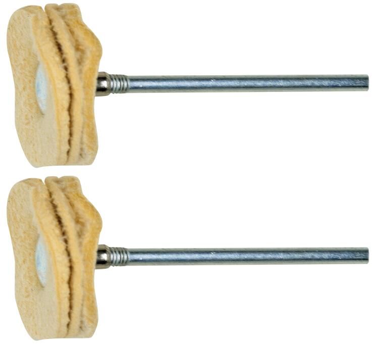 Proxxon polijstschijven set suede slice 22mm 2st