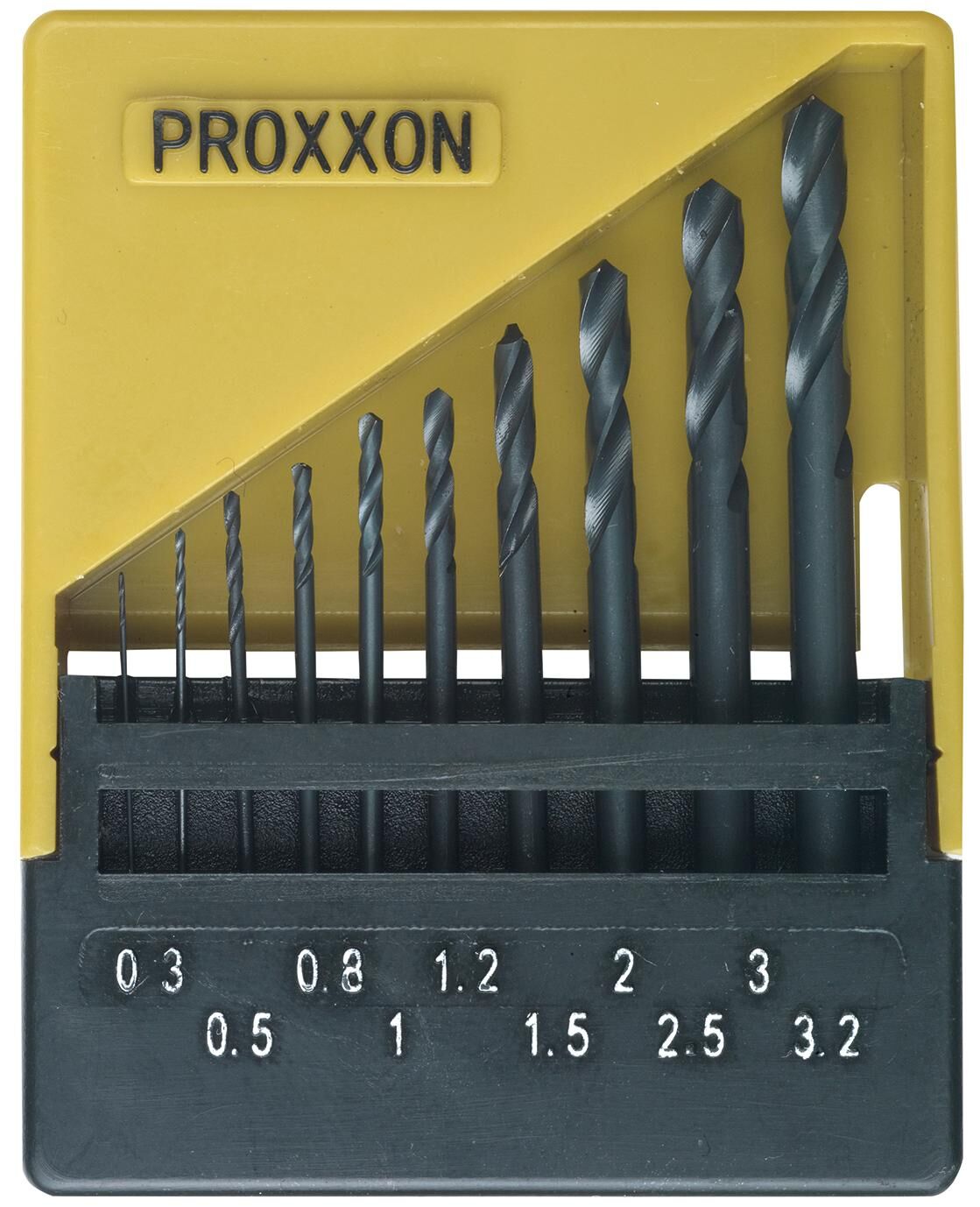 Proxxon spiraalboren set hss twist drill set din338 10tlg