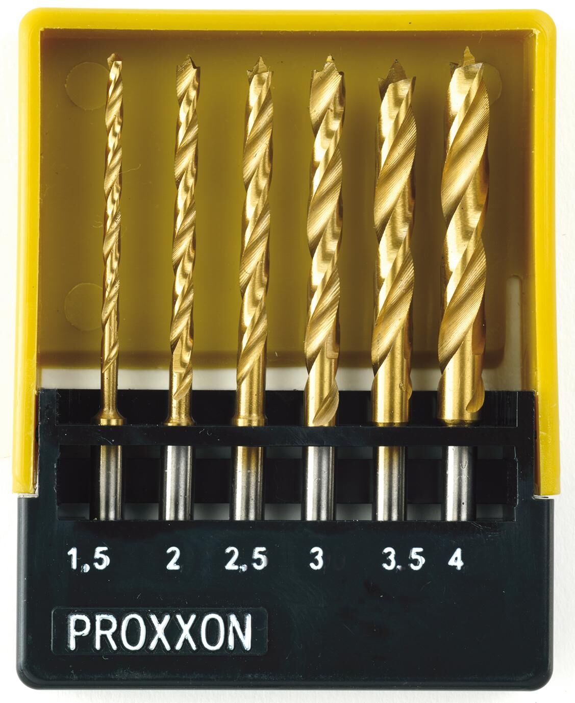 Proxxon spiraalboren set hss twist drill set 6tlg