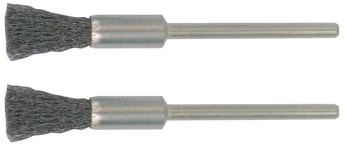 Proxxon penseelborstel brushes shaft 2.35 d=8mm steel 2pcs.