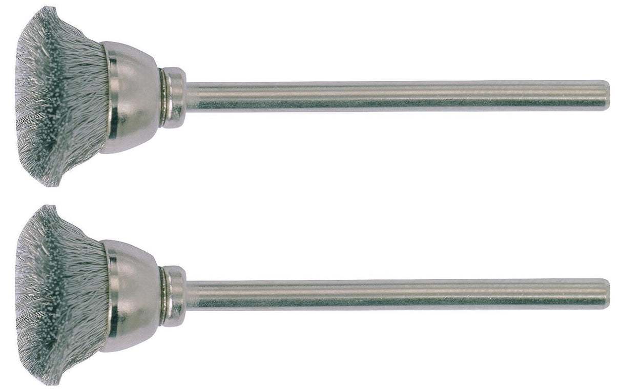 Proxxon penseelborstel brushes w.shaft 2pcs d=13mm stainless