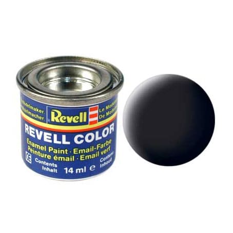 Revell verf voor modelbouw nummer 8 zwart mat