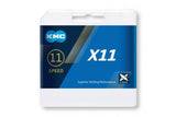 Shimano ketting 11 speed kmc x11 114 schakels - grijs