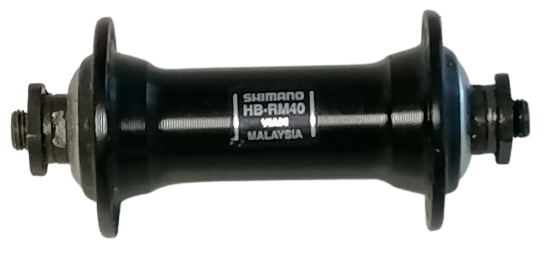 Shimano voornaaf uitval hb-rm40 36 gaats zwart