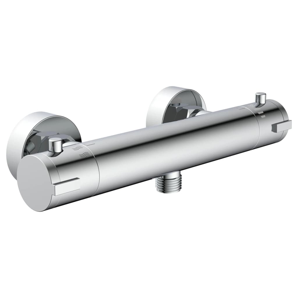 Eisl douchemengkraan claudio thermostatisch chroomkleurig