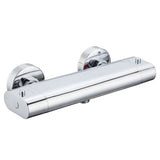 Eisl douchemengkraan carneo thermostatisch chroomkleurig