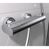 Eisl douchemengkraan carneo thermostatisch chroomkleurig