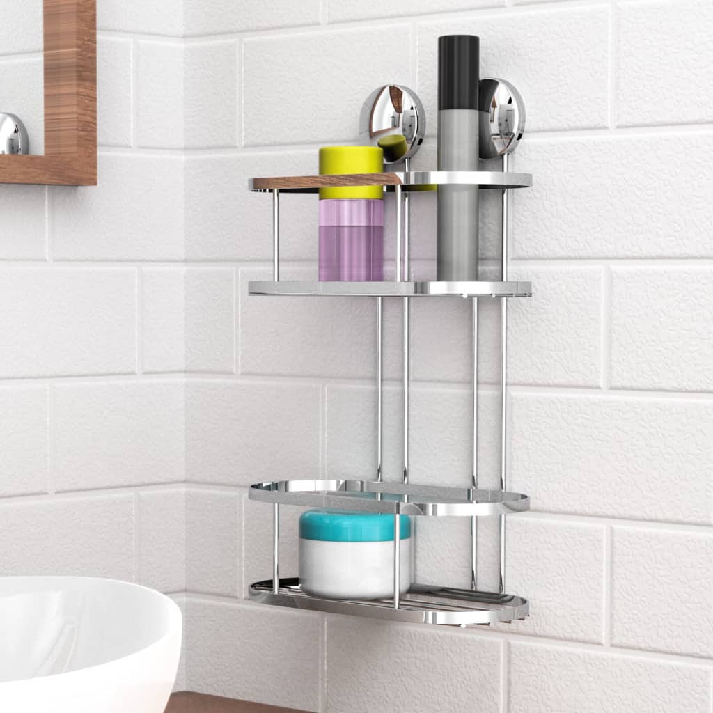 Eisl doucherek 22x11x34 cm chroomkleurig