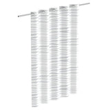 Eisl douchegordijn met golf 200x180x0,2 cm wit
