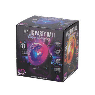 Party time! party time magische party bal met disco effect en afstandsbediening