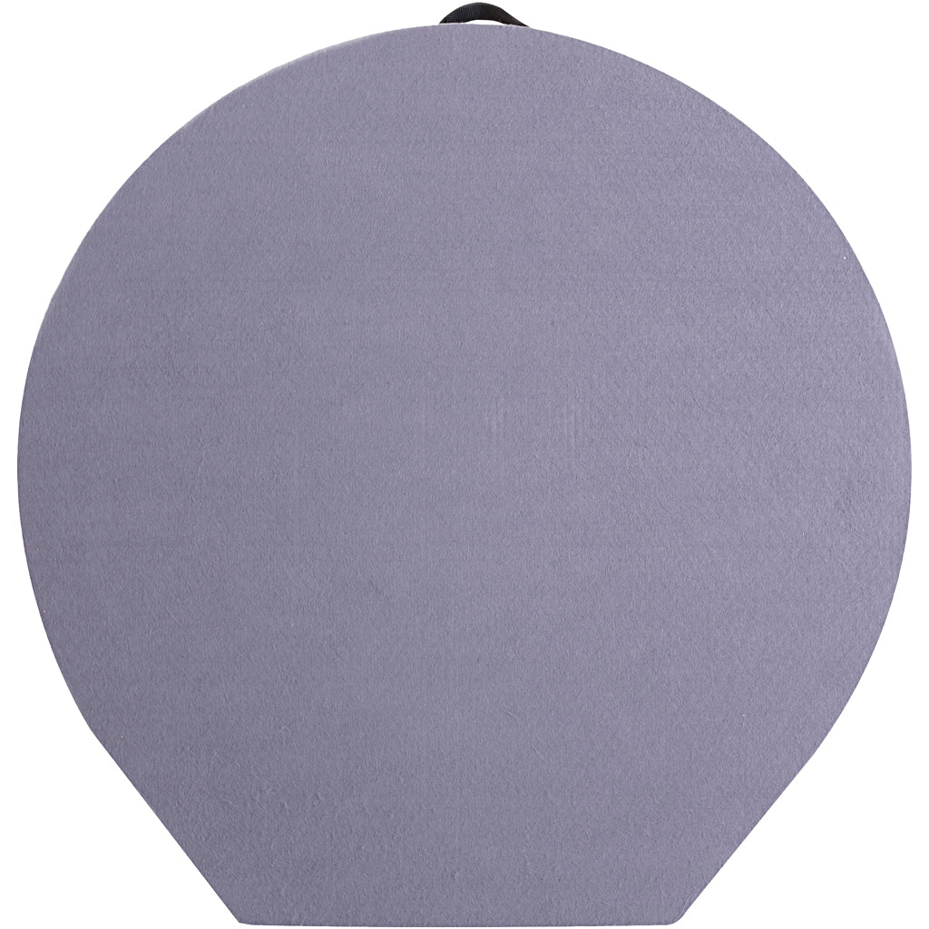 Flano bord, l: 73 cm, grijs, 1 stuk