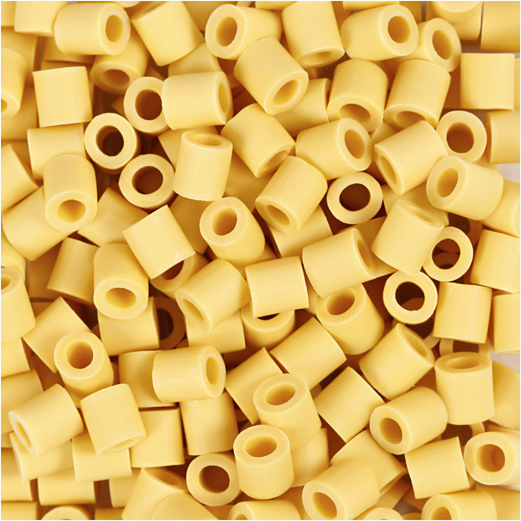 Nabbi biobeads van , afm 5x5 mm, gatgrootte 2.5 mm, medium, geel, 3000 stuk 1 doos