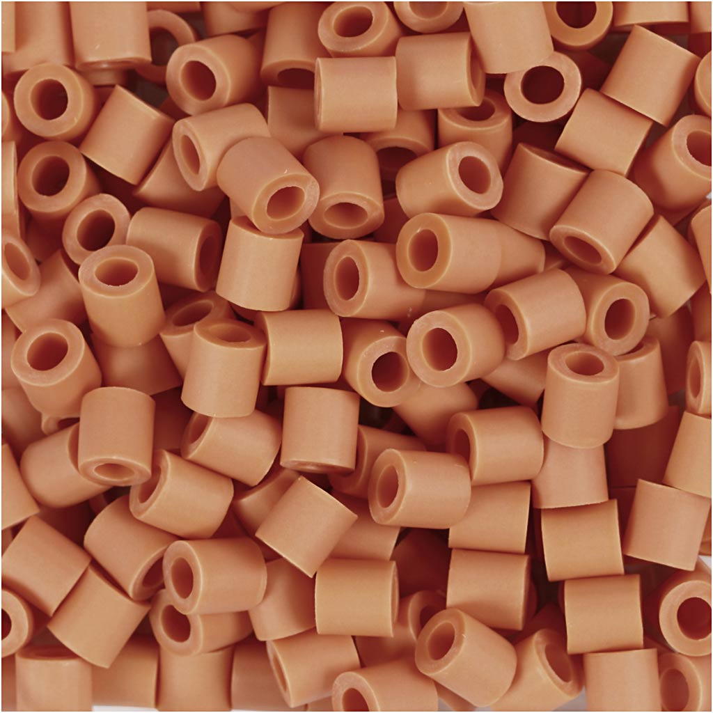 Nabbi biobeads busje, afm 5x5 mm, gatgrootte 2.5 mm, medium, oranje, 1000 stuk 1 doos