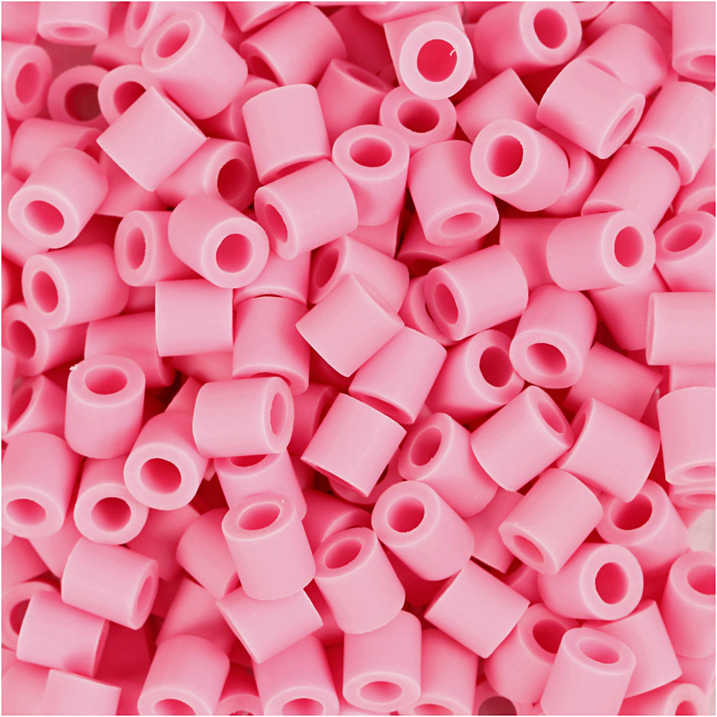 Nabbi biobeads van , afm 5x5 mm, gatgrootte 2.5 mm, medium, roze, 3000 stuk 1 doos