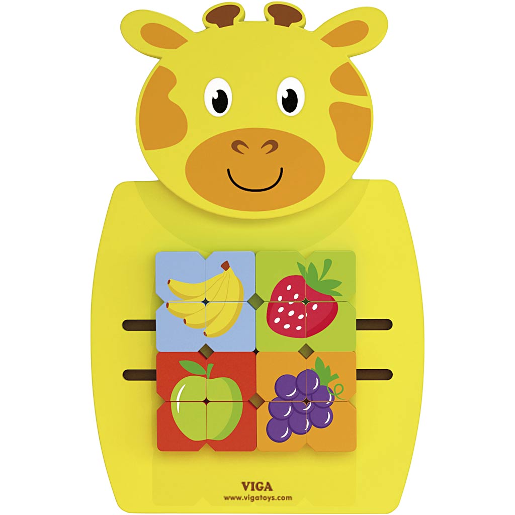 Viga activiteitenbord, giraf, afm 36x55x3,5 cm, 1 stuk