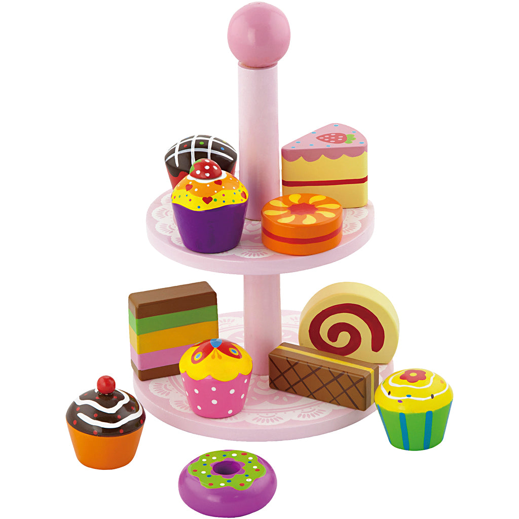 Viga cupcakes met taartplateau, afm 25,5 cm, 1 set