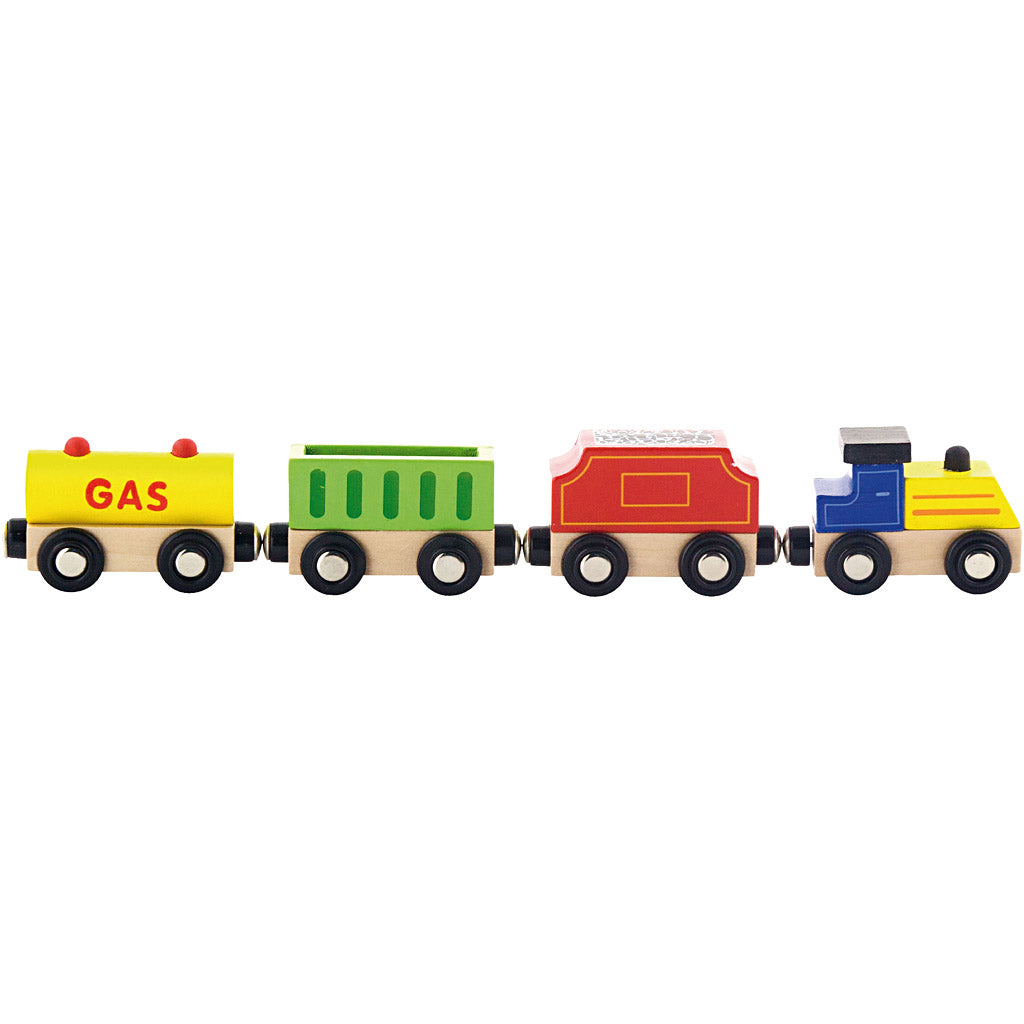 Vigaaccessoires spoorweg, goederentrein, 4 onderdelen 1 set