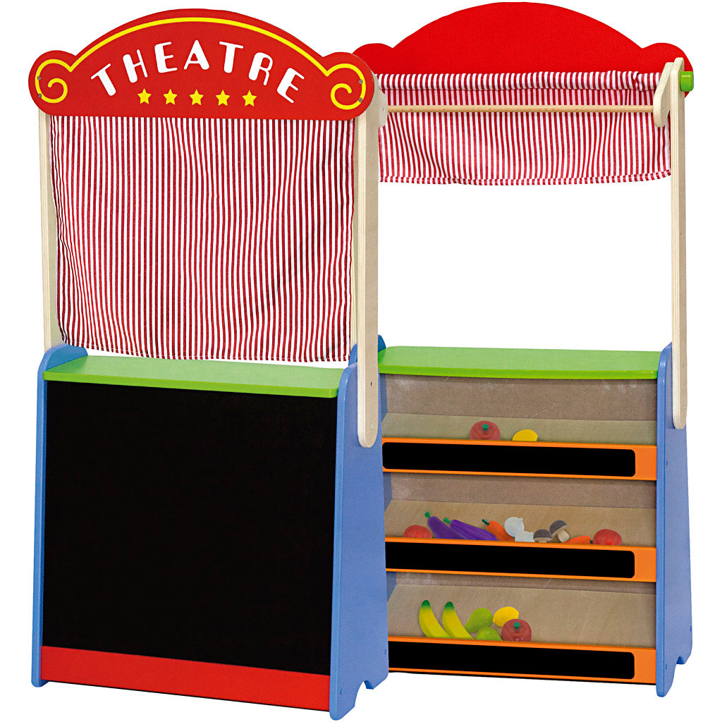 Viga theater en kruidenierswinkel, afm 100x53x24 cm, 1 stuk