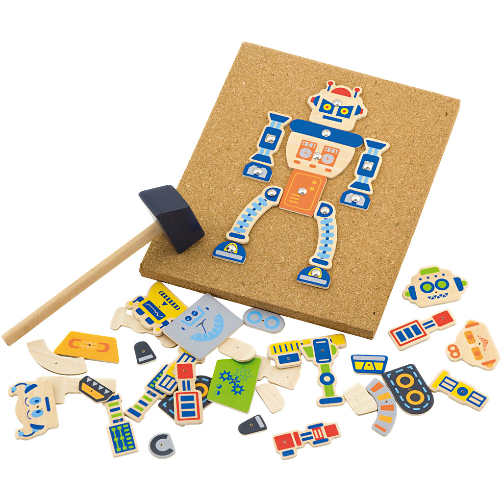 Viga hamermozaïekset, robot, afm 23x18 cm, 1 stuk