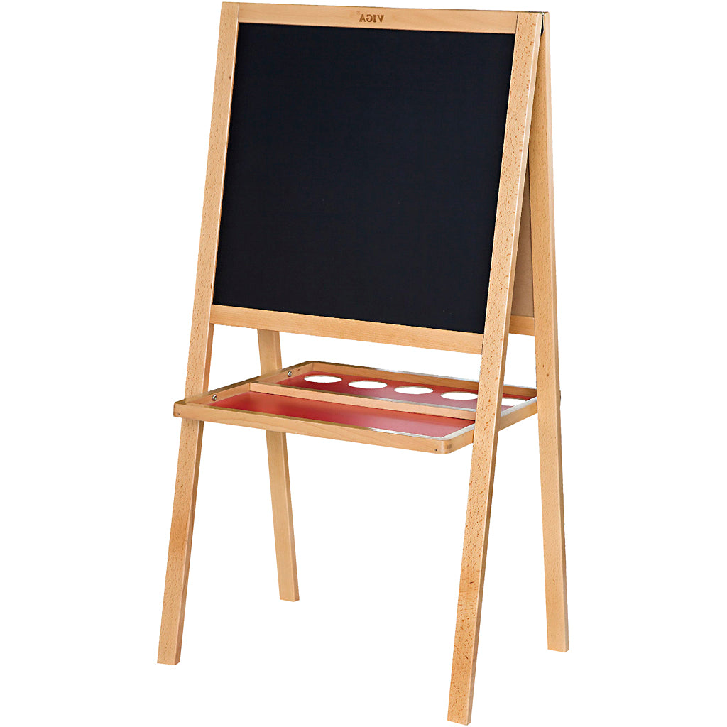 Viga ezel en schoolbord voor kinderen, afm 125x59x48 cm, 1 stuk