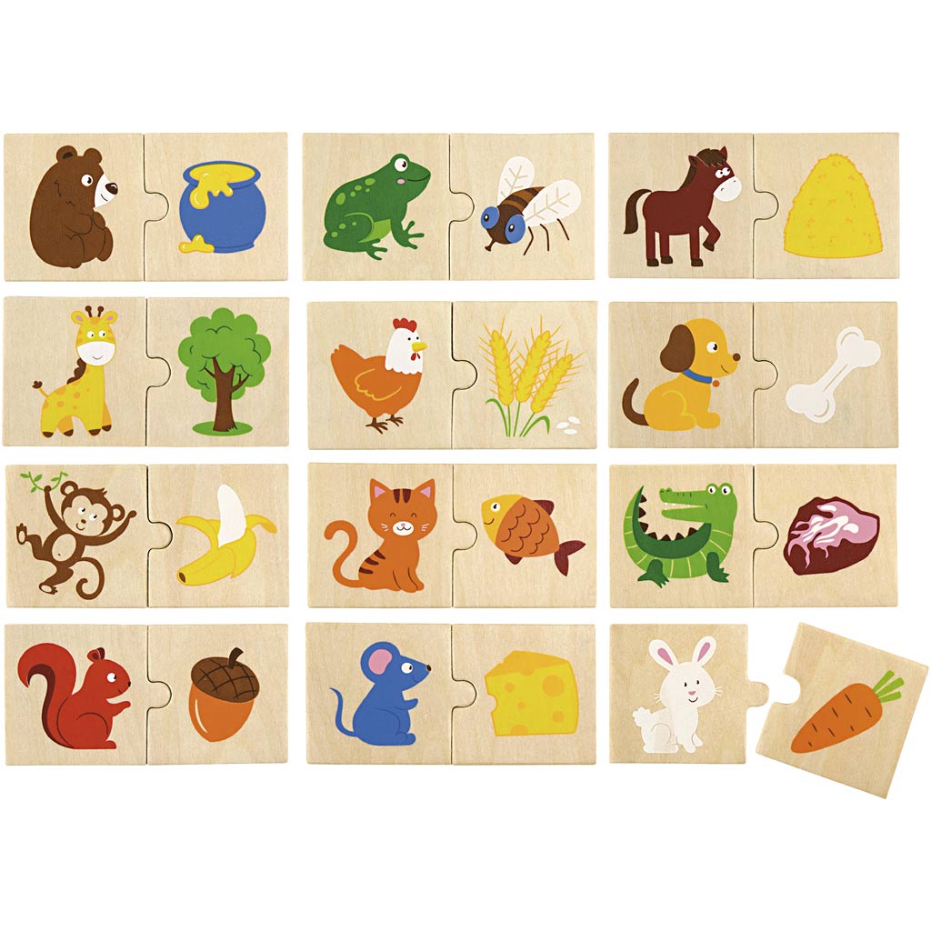 Viga legpuzzel, 12 onderdelen 1 set