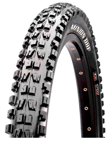 Schwalbe maxxis minion dhf exo tr 29 inch 29x2.50 63-622 zwart vouw exo protection tubeless ready