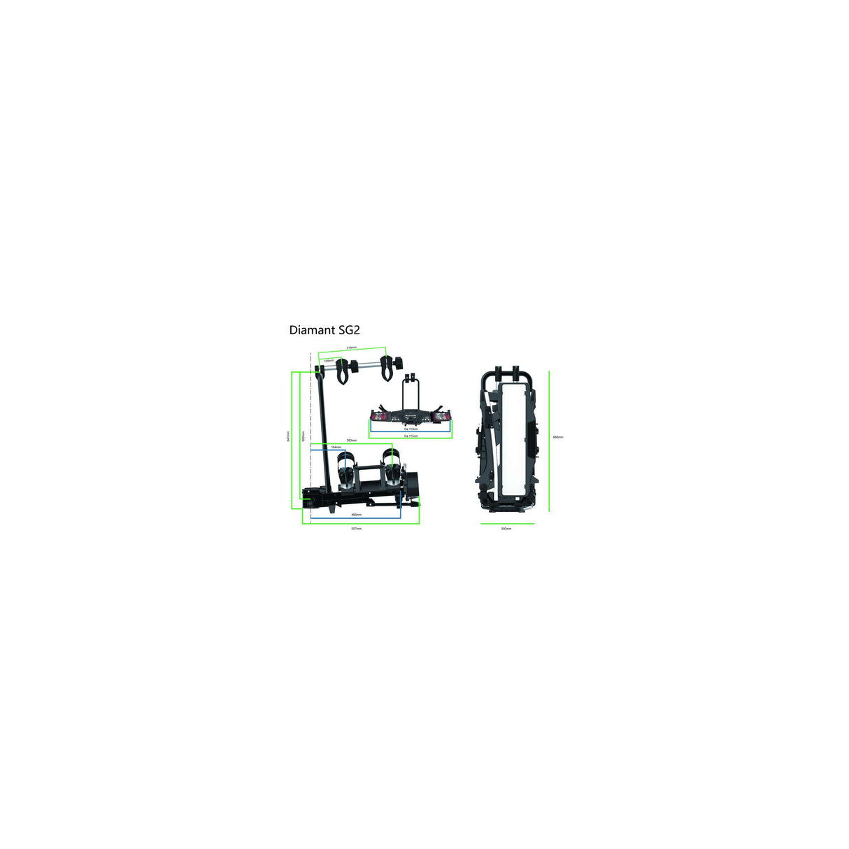 Pro-user pro user fietsendrager sg2