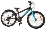 Volare Rocky Kinderfiets - 20 inch - Blauw Zwart - 85% afgemonteerd - 6 versnellingen - Prime Collection