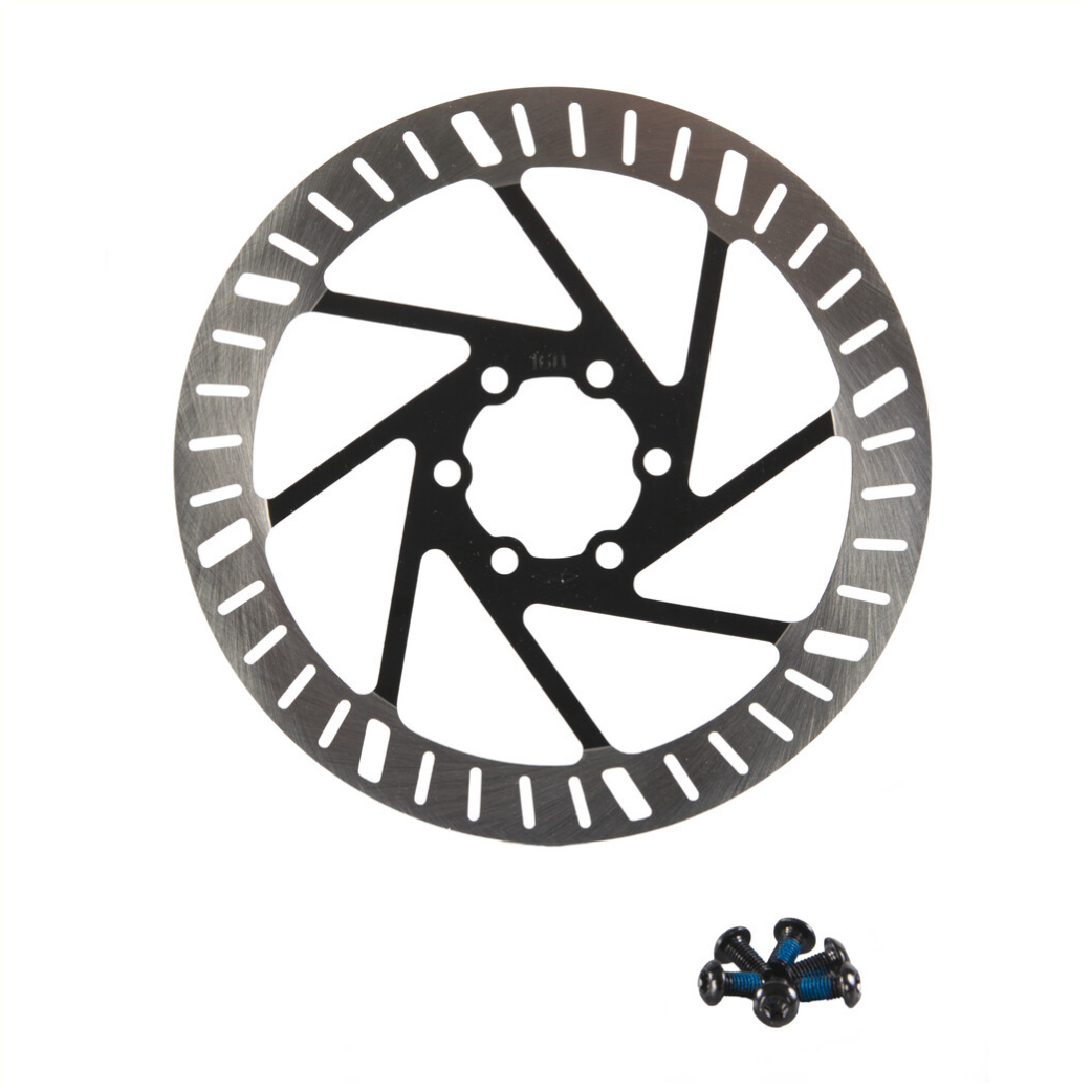 Elvedes primax e schijfrem rotor ø160x1.85mm, zilver (oa: vanmoof s x en cowboy)