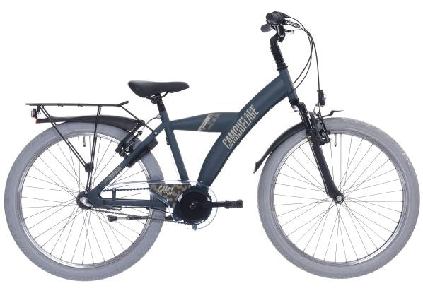 Bikefun kinderfiets 26 bike fun camouflage met shimano nexus 3 - mat donkergroen