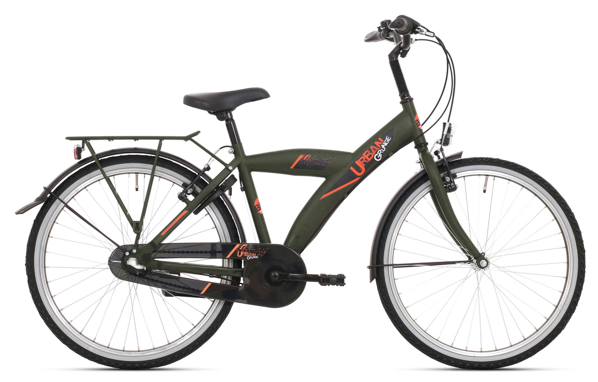 Bikefun kinderfiets 26 bike fun urban - mat groen