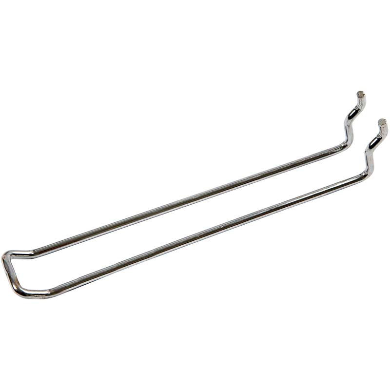 Dubbele haak, l: 150 mm, b: 25 mm, dikte 3 mm, 50 stuk 1 doos