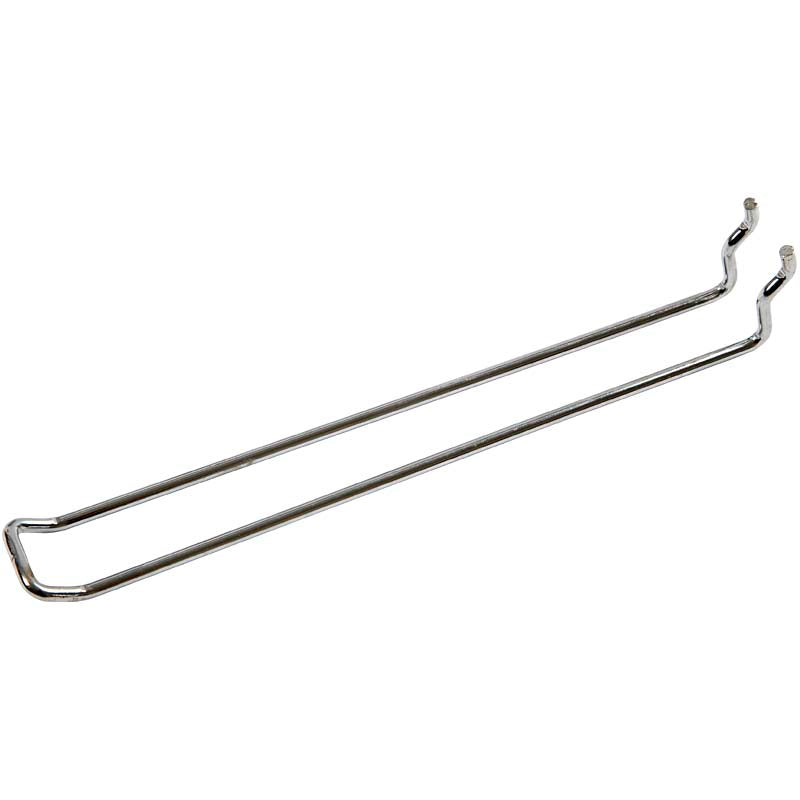 Dubbele haak, l: 200 mm, b: 25 mm, dikte 4 mm, 50 stuk 1 doos