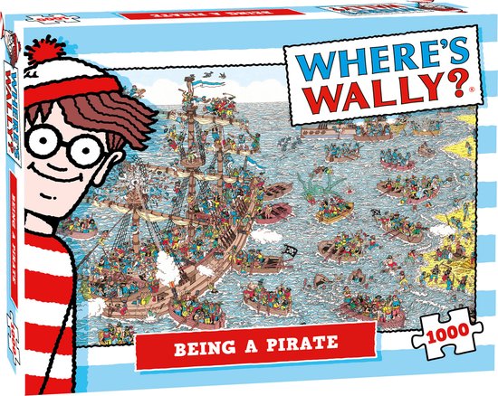 Plenty gifts puzzel where apos;s wally being a pirate 1000 stukjes