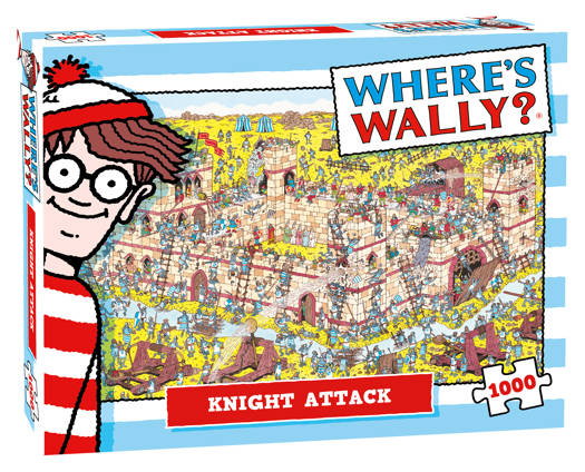 Plenty gifts puzzel where apos;s wally knight attack 1000 stukjes