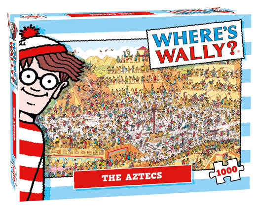 Plenty gifts puzzel where apos;s wally the aztecs piramide 1000 stukjes