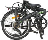 Dahon vouwfiets 20 vybe d7 shadow met v-brake - (shadow) mat zwart