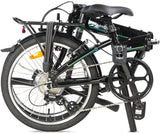 Dahon vouwfiets 20 mariner d8 met v-brake - (obsidian) zwart