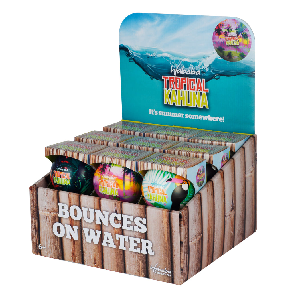 Waboba tropical kahuna bal 9 cm verschillende uitvoeringen