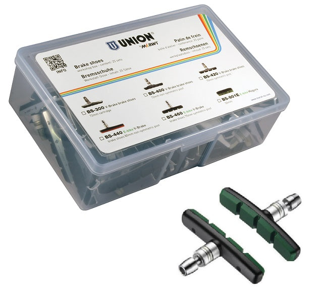 Marwi union schijfremblokset bs-460 v-brake 75mm (25pr)