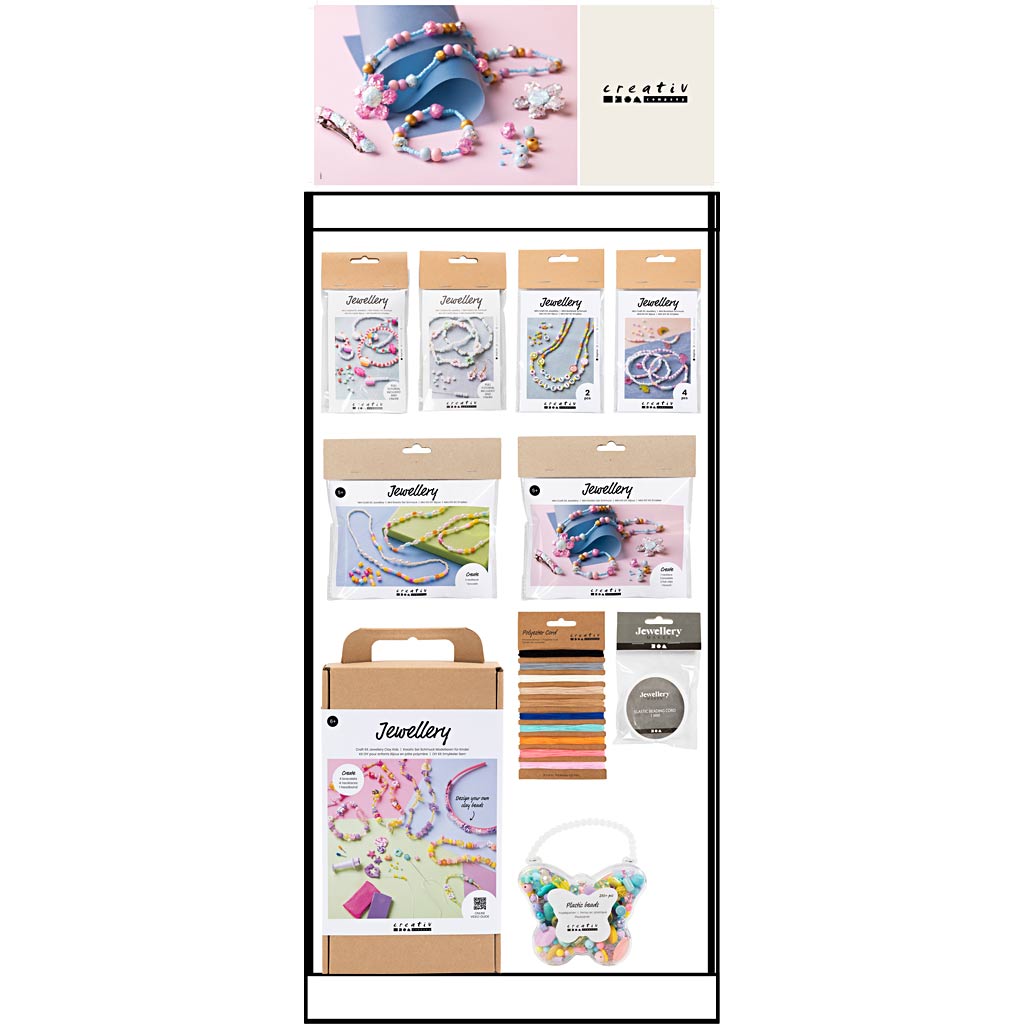 Creativ company grote tafeldisplay, category, sieraden, kinderen, 58 eenh. 1 stuk