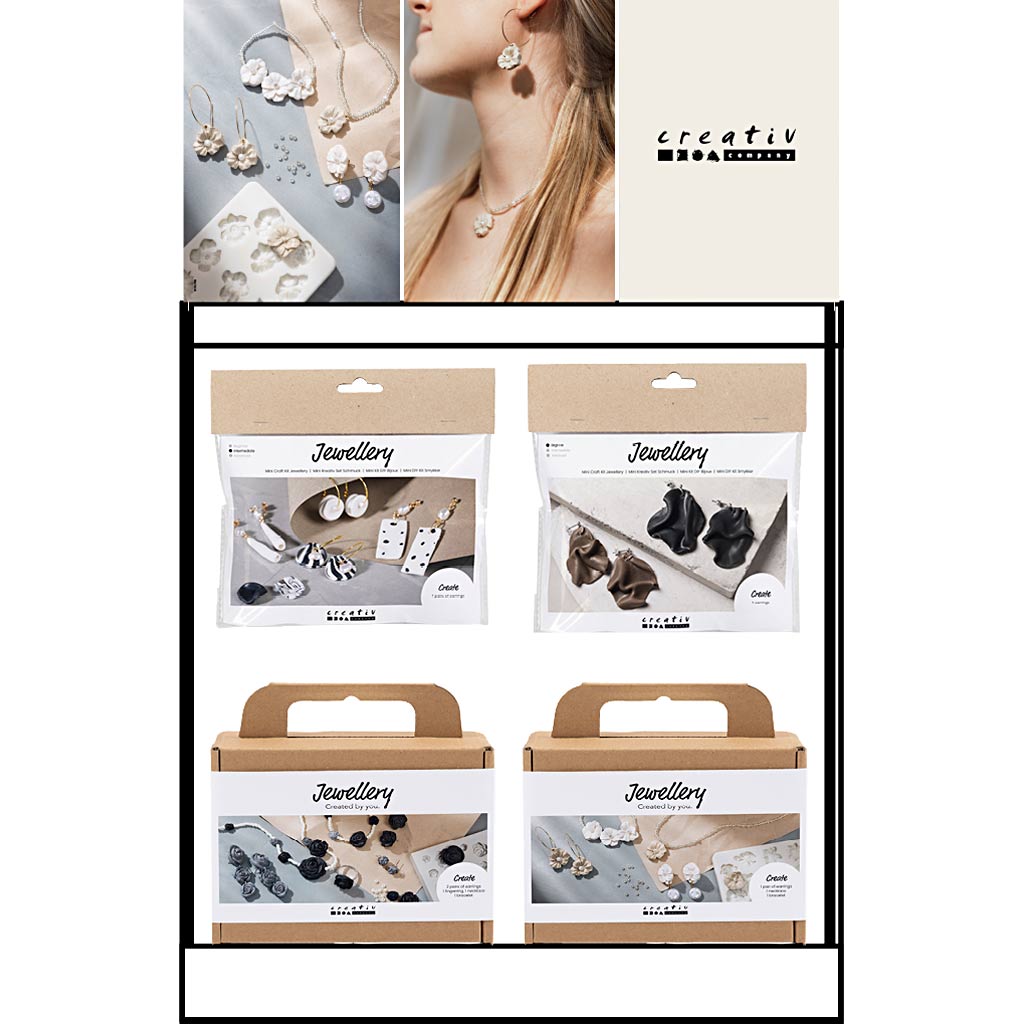 Creativ company klein baliedisplay, category, fijne klei, kinderen en volwassenen, 48 eenh. 1 stuk