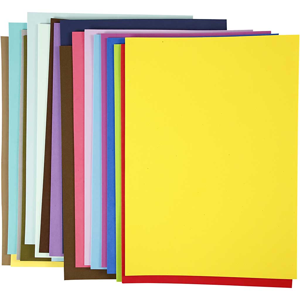 Creativ company foam vellen, a3, vel 297x420 mm, ca. 2 mm, 20 div vellen 1 doos