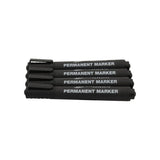 Set van 4 zwarte stiften
