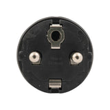 Stekker zwart + ra 16 amp.