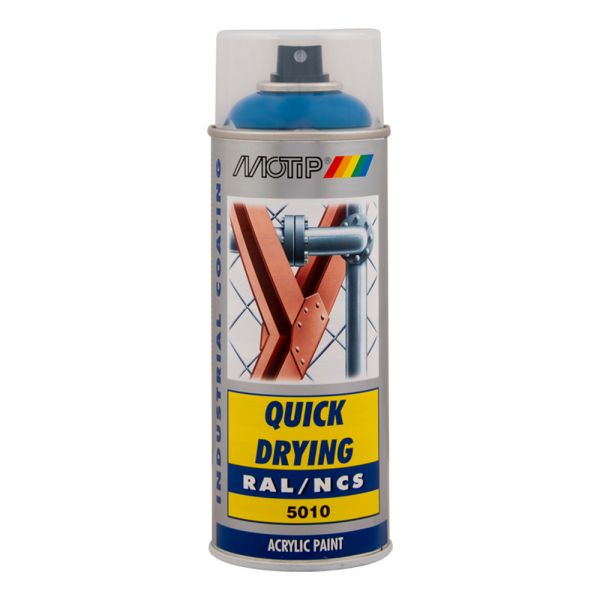 Industrial ral5010 400 ml. motip
