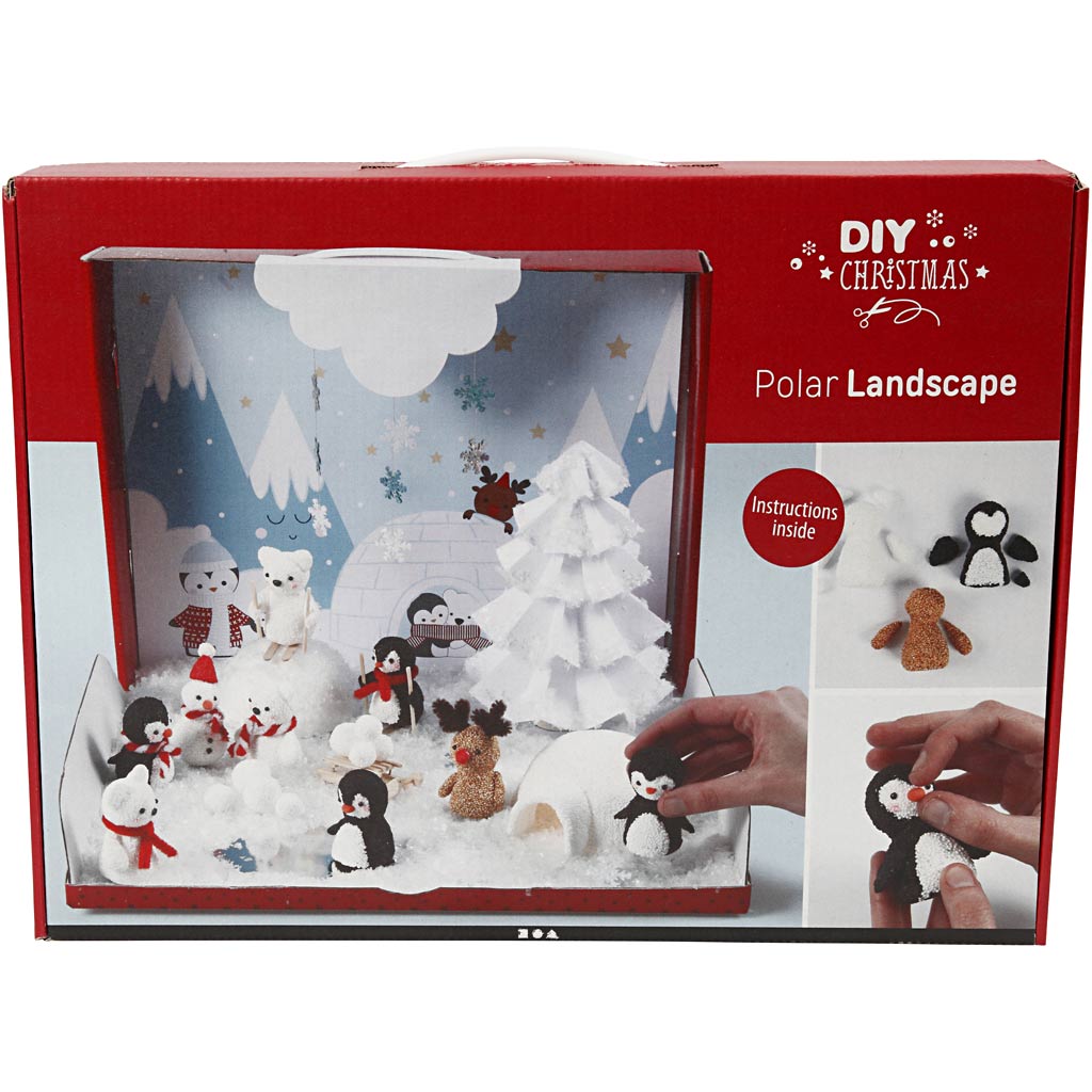Creativ company materialenset voor een winterwonderland, 1 doos