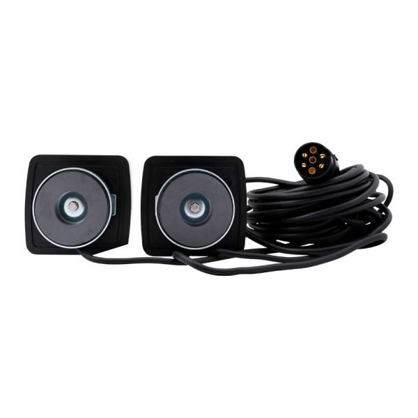 Trailergear verlichtingsset + magneet led 7,5 m. 7-polig