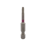 Schroefbit 50 mm TX-10 roze 5x